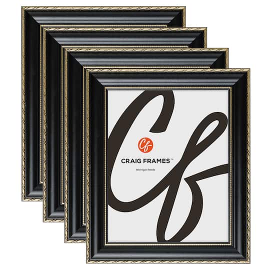 4 Pack Craig Frames Victoria & Gold Picture Frame